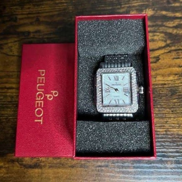 Peugeot Women's Quartz Watch with Crystal Bezel and Bracelet - Picture 1 of 3